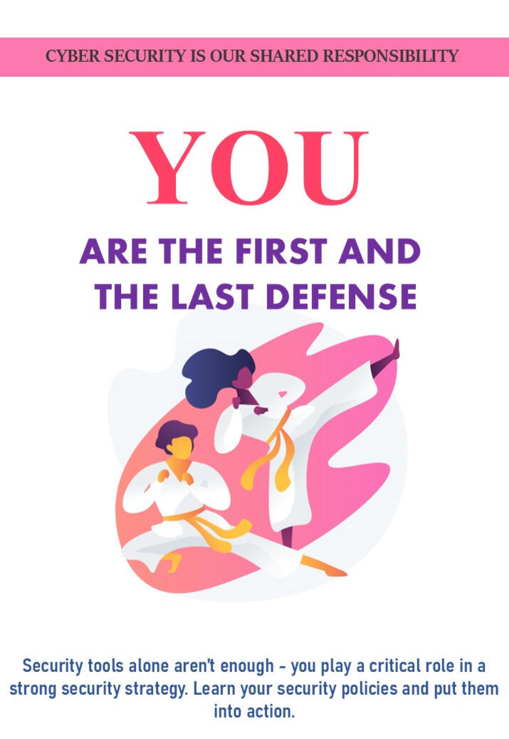 You are the first & Last Defense You are the first & Last Defense
