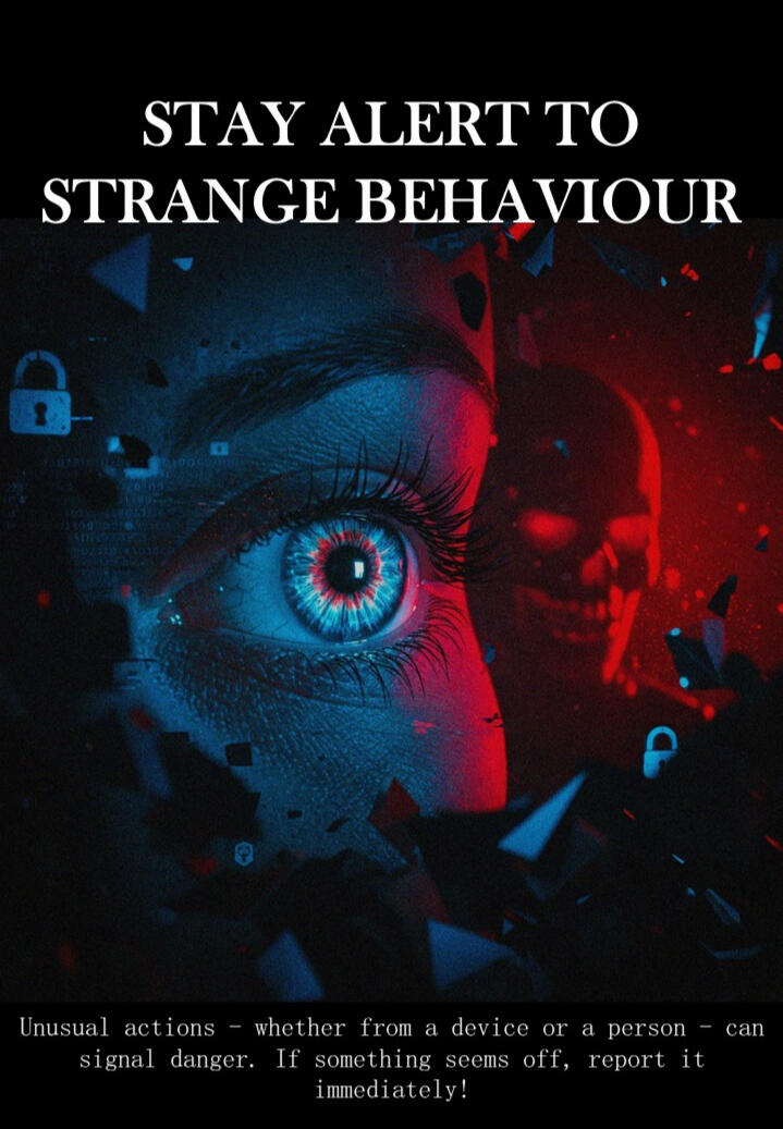 Stay Alert to Strange Behavior Stay Alert to Strange Behavior